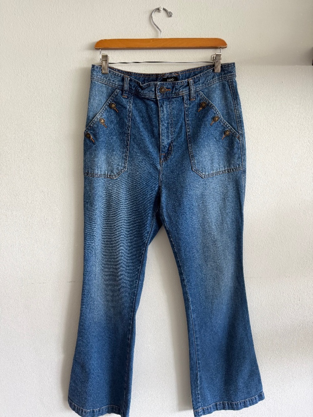 BDG High Rise Flare Leg Sailor Jeans Size 31